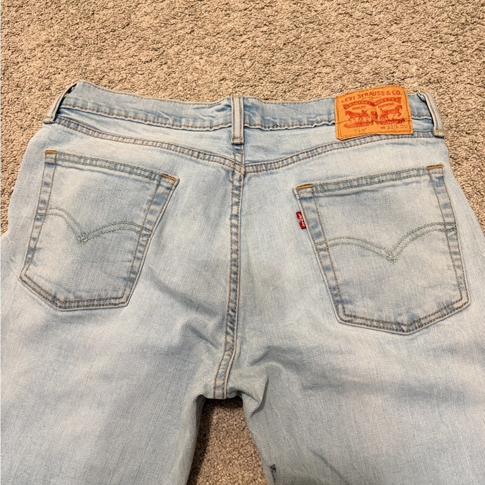 Levi’s Light Blue Men's Straight Leg Jeans - Picture 7 of 7